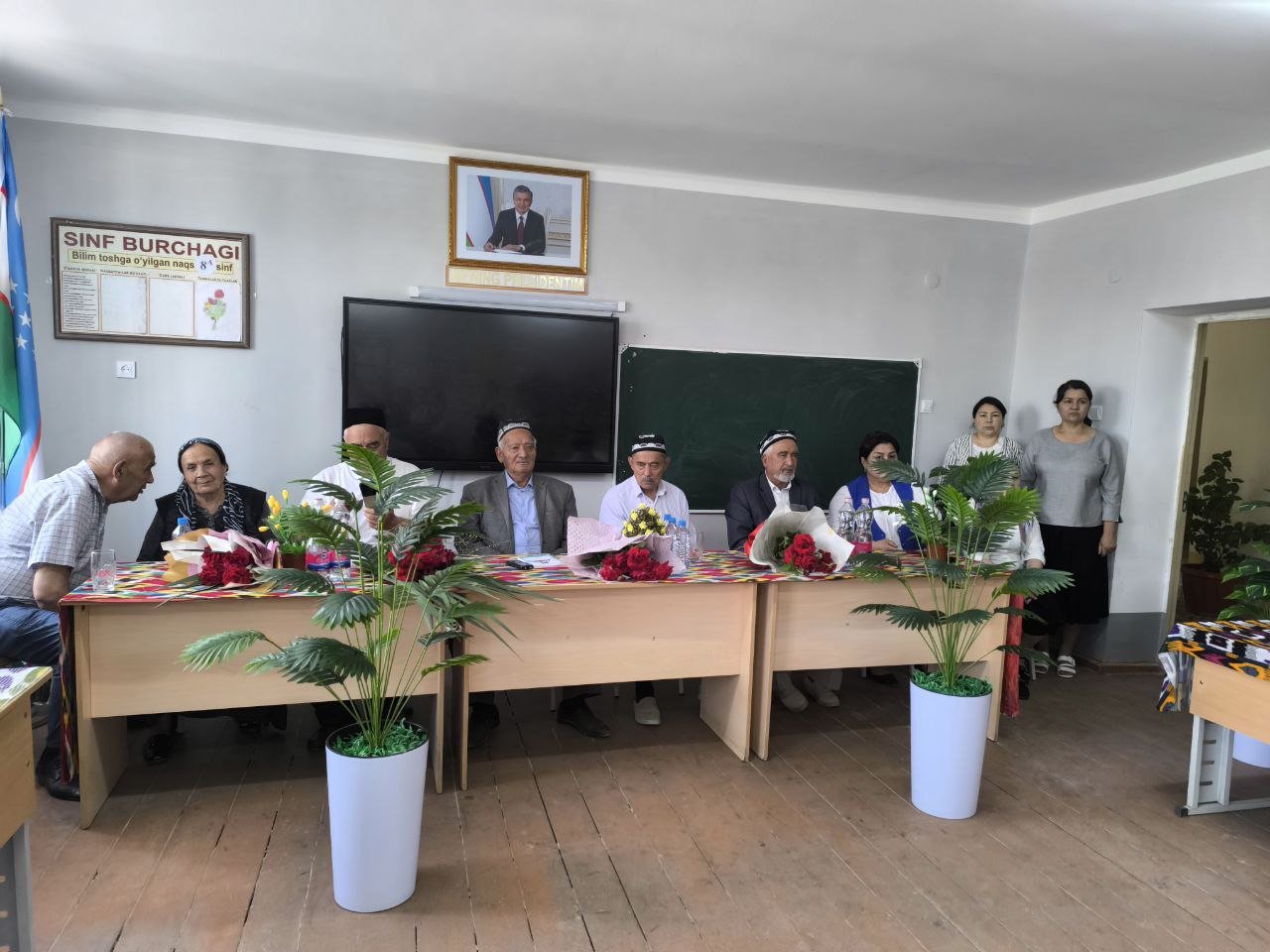 Shovot tumani 21-umumiy o'rta ta'lim maktabida "Uch avlod uchrashuvi"